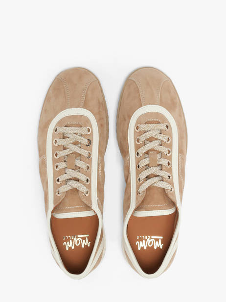 Sneakers In Leather Mam'zelle Beige women CSGLO37 other view 3