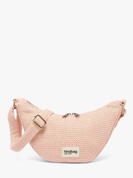 Shoulder Bag Tressage Cotton Hindbag Pink tressage TS