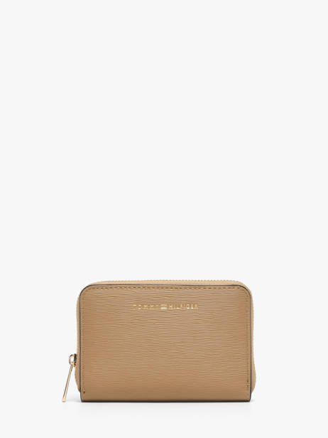 Portefeuille Tommy hilfiger Beige th modern AW18487