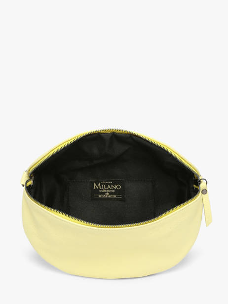 Leather Caviar Belt Bag Milano Yellow caviar CA21123 other view 3
