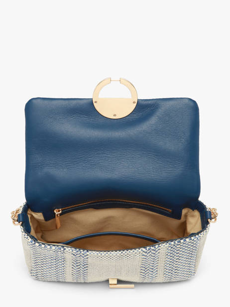 Sac Bandoulière Moon Vanessa bruno Bleu moon 7V40533 vue secondaire 4