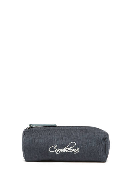 Trousse 1 Compartiment Cameleon Bleu vintage urban PBVBSTRO vue secondaire 3