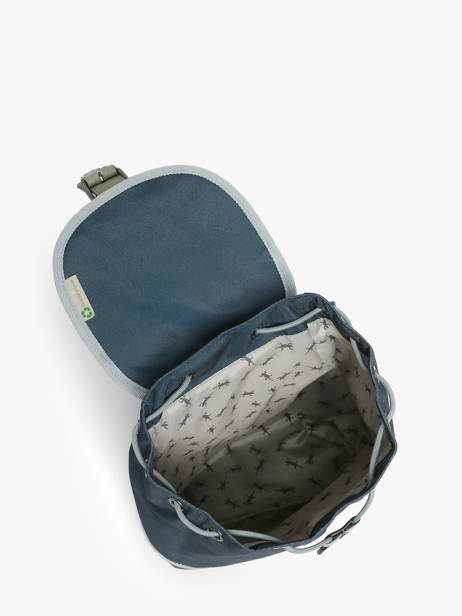 Sac à Dos 1 Compartiment Cameleon Bleu vintage urban PBVBSD25 vue secondaire 3