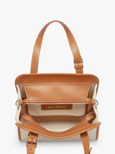 Small Satchel Escapade  Paul marius Beige escapade CABASESC other view 3