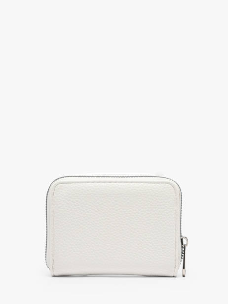 Grained Compact Wallet Miniprix White grained K2015 other view 2