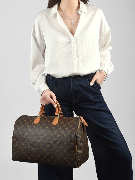 Satchel Second Life Louis vuitton Brown second life 4O756WUA other view 1