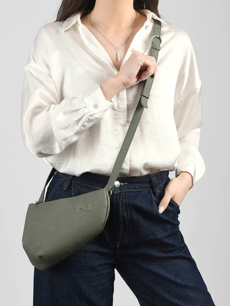 Leather Crossbody Bag N City Nathan baume Green n city N1811000 other view 1