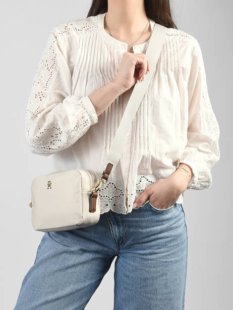 Shoulder Bag Popette Nylon Tommy hilfiger White popette AW17704 other view 1