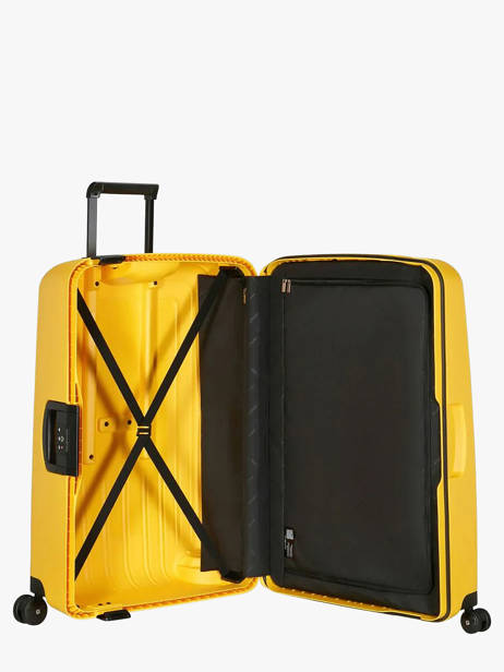 Hardside Luggage S'cure Samsonite Yellow s'cure 10U002 other view 3