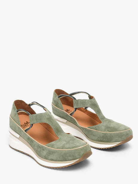 Sneakers Vasas In Leather Mam'zelle Green women CSIJK66 other view 1