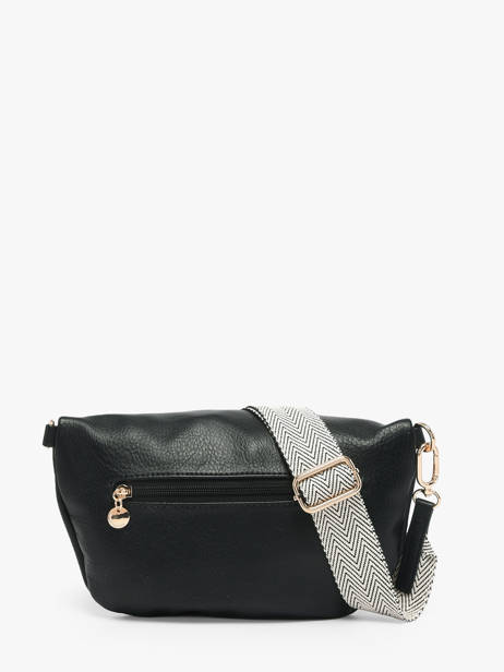Belt Bag Lulu castagnette Black zip YSALINE2 other view 3