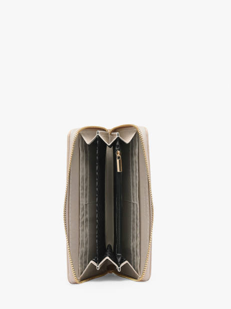 Portefeuille Lulu castagnette Beige zip CHRYS702 vue secondaire 1