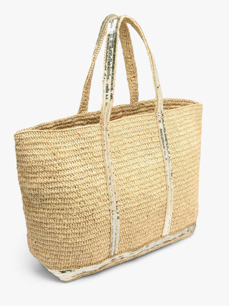 Sac Porté épaule Cabas Raphia Raphia Vanessa bruno Beige cabas raphia 64V40315 vue secondaire 2