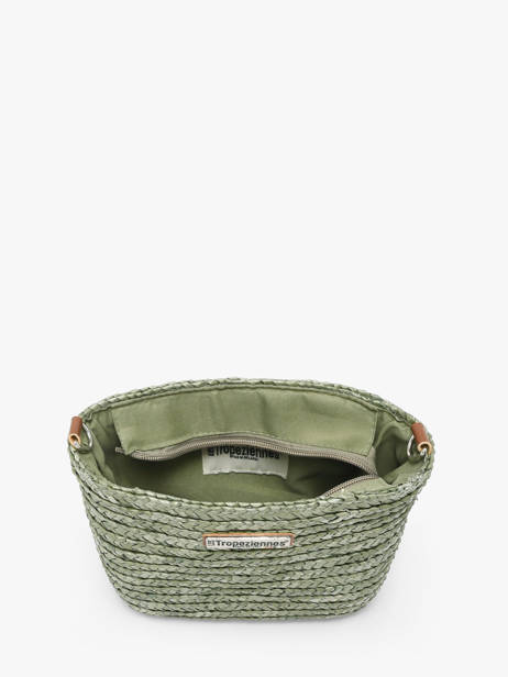 Shoulder Bag Milos Straw Les tropeziennes Green milos TZ04 other view 3