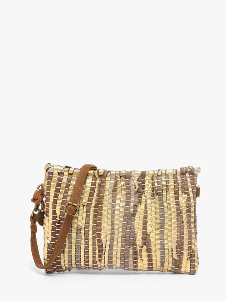 Sac Bandoulière Estival Jute Le voyage en panier Or estival PM938