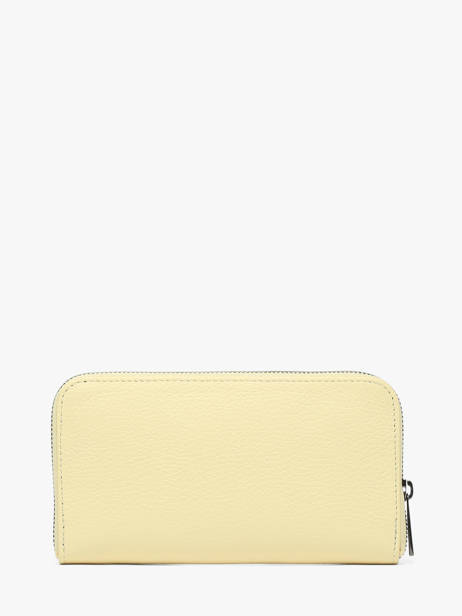 Caviar Leather Wallet Milano Yellow caviar CA19043 other view 2