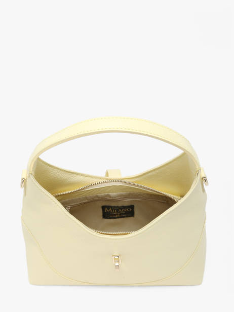 Crossbody Bag Caviar Leather Milano Yellow caviar CA26022 other view 3