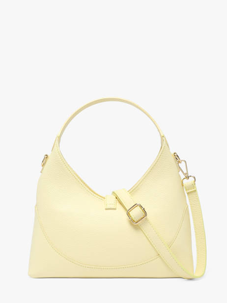 Crossbody Bag Caviar Leather Milano Yellow caviar CA26022 other view 4
