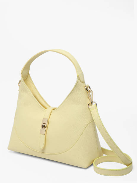 Crossbody Bag Caviar Leather Milano Yellow caviar CA26022 other view 2