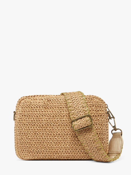 Shoulder Bag Adette Straw Pieces Beige adette 17161664 other view 4