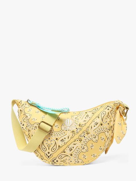 Shoulder Bag Bandana Cotton Le voyage en panier Yellow bandana PM969
