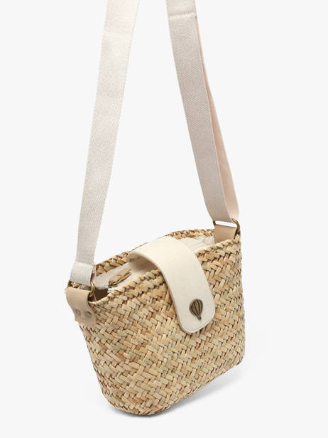 Shoulder Bag Estival Raphia Le voyage en panier Beige estival PM944 other view 1