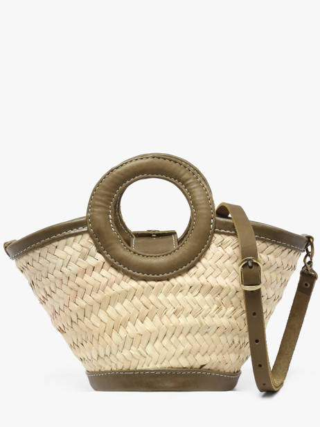 Sac Porté Main Estival Le voyage en panier Vert estival PM927 vue secondaire 4