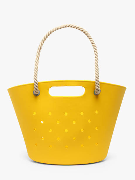 Sac Porté épaule Tutti Frutti Le voyage en panier Jaune tutti frutti PM986 vue secondaire 4