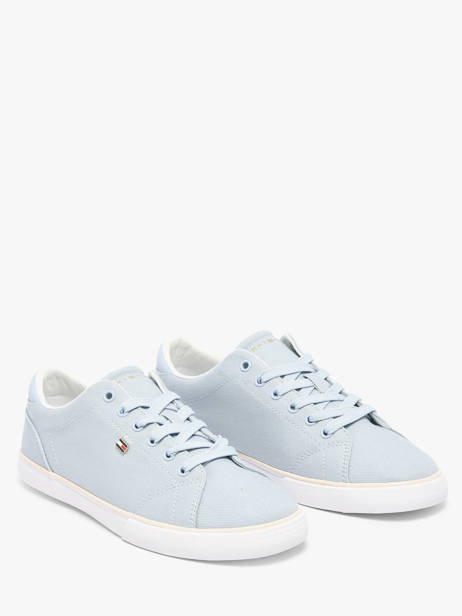 Sneakers In Leather Tommy hilfiger Blue women 9102C1O other view 1