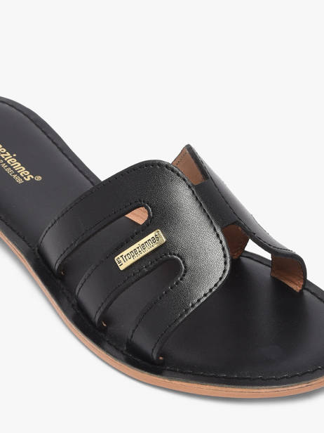 Mules Damia En Cuir Les tropeziennes Noir women DAMIA vue secondaire 2