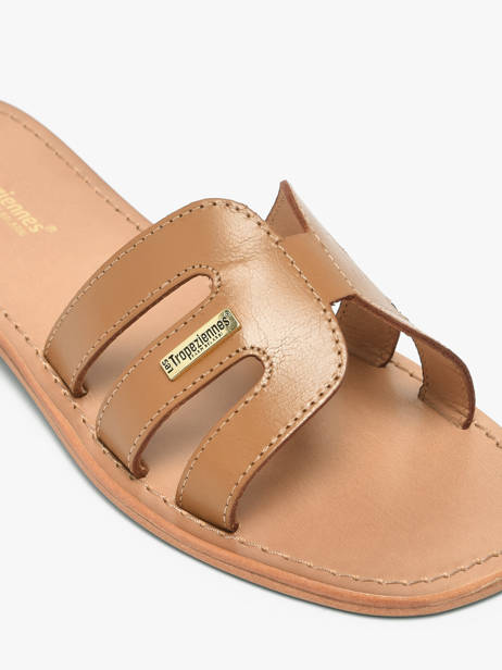 Mules Hadamia En Cuir Les tropeziennes Marron women HADAMIA vue secondaire 2