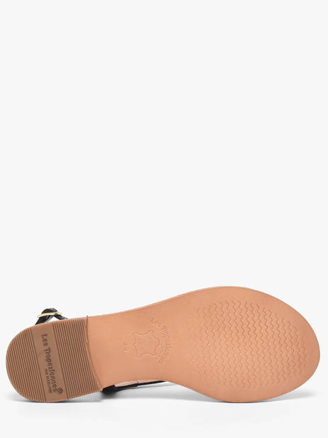 Nu-pieds Hamoon En Cuir Les tropeziennes Noir women HAMOON vue secondaire 4