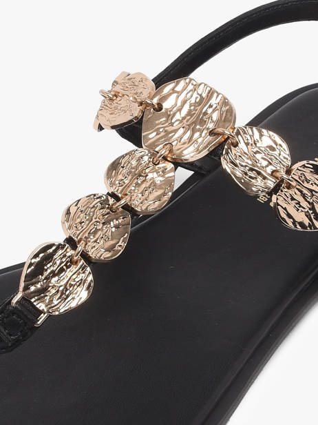 Nu-pieds En Cuir Les tropeziennes Noir women ORTEGA vue secondaire 2