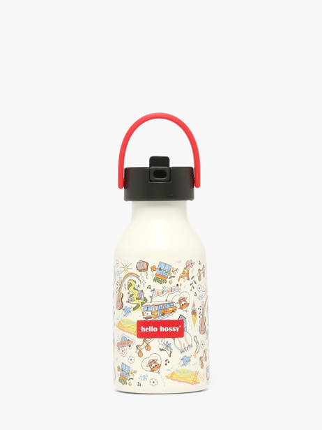 Drinking Bottle Hello hossy Beige cool kids 350M