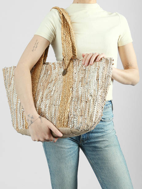 Shoulder Bag Estival Burlap Le voyage en panier Multicolor estival PM937 other view 1