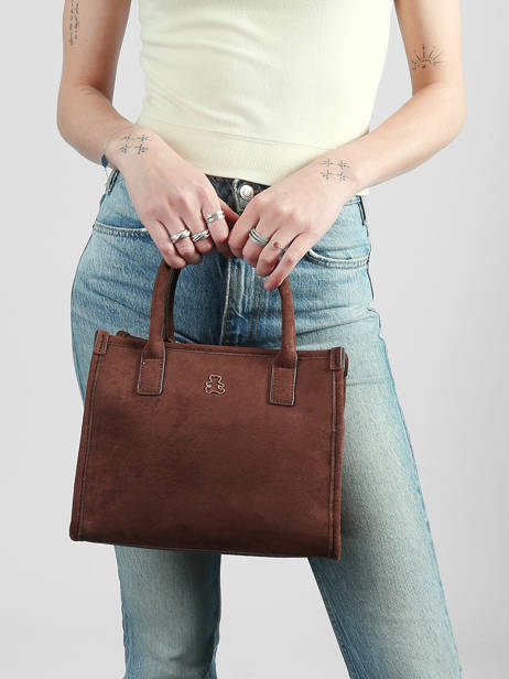 Satchel Identite Lulu castagnette Brown identite D other view 1
