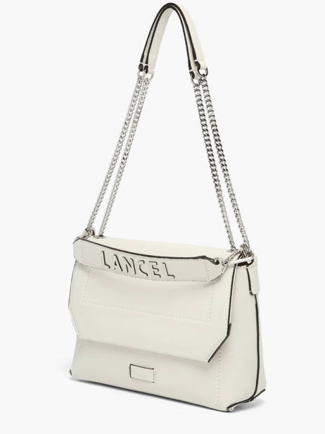 Shoulder Bag Ninon Leather Lancel White ninon A13782 other view 3