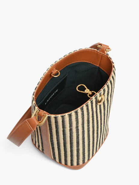 Sac Bandoulière Summer Lacoste Marron summer NF5246PB vue secondaire 4