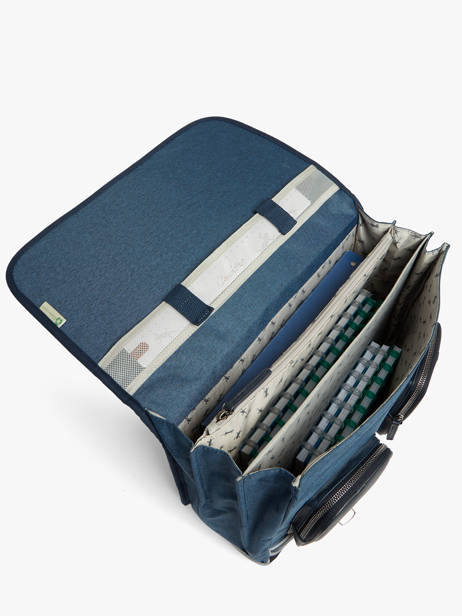 Satchel 3 Compartments Vintage Color Cameleon Blue vintage color VIC-CA41 other view 4