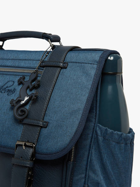 Satchel 3 Compartments Vintage Color Cameleon Blue vintage color VIC-CA41 other view 6