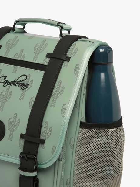 2-compartment Vintage North Backpack Cameleon Green vintage north SD39 other view 6