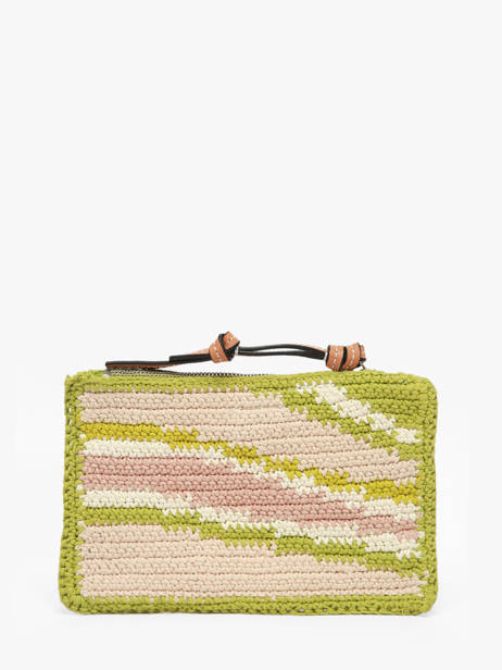 Pouch Lancel Plage Crocheted Lancel Green summer capsule A14002 other view 3
