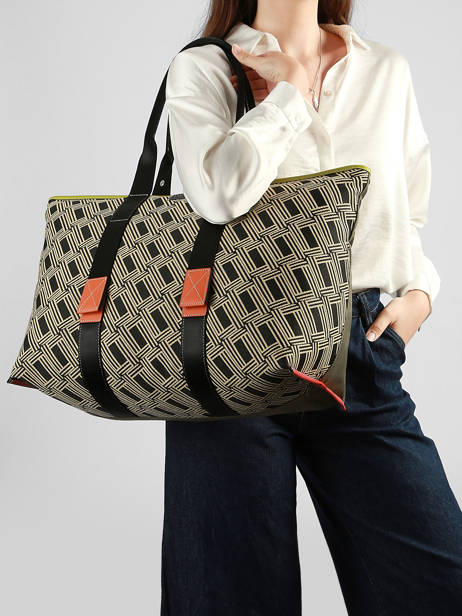 Large Tote Bag Mistral Rollable Nylon And Leather Lancel Multicolor mistral A13998 other view 1