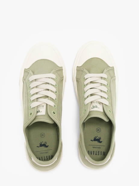 Sneakers Mustang Green women M0232003 other view 3