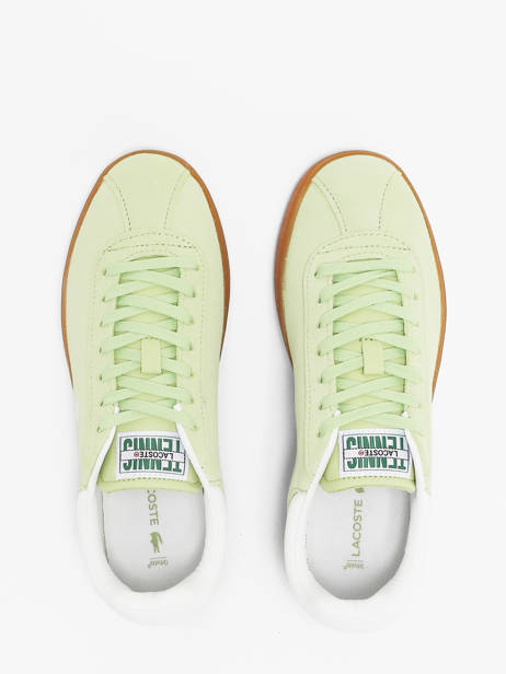 Sneakers In Leather Lacoste Green women 1SFA0080 other view 3