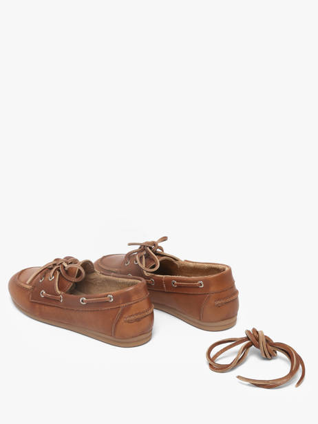 Boat Shoes In Leather Pavement Brown women 24128067 other view 2