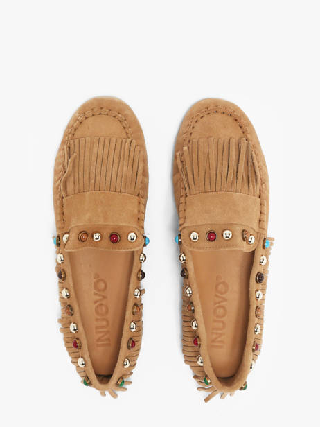 Moccasins In Leather Inuovo Brown women 29015CTN other view 3