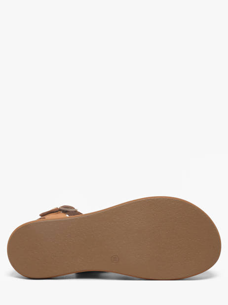 Sandals In Leather Inuovo Orange women 96001CCN other view 4