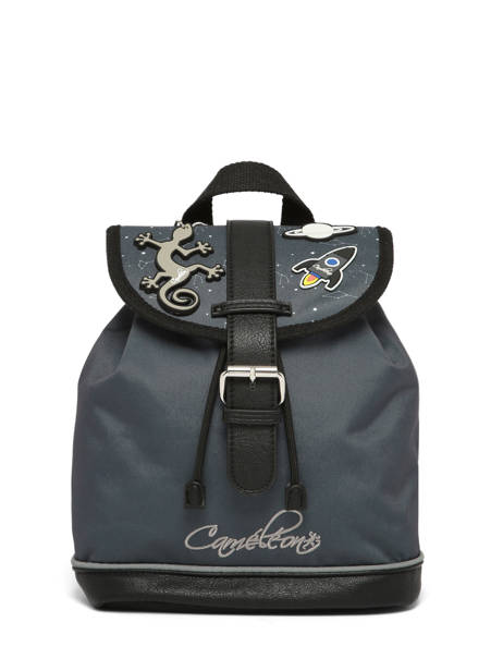 Sac à Dos 1 Compartiment Cameleon Gris vintage urban SD25 vue secondaire 6