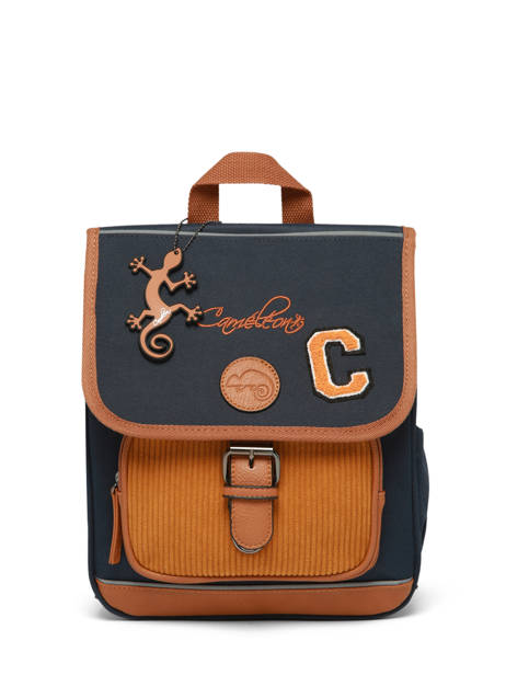Sac à Dos 1 Compartiment Cameleon Bleu vintage urban SD30 vue secondaire 7